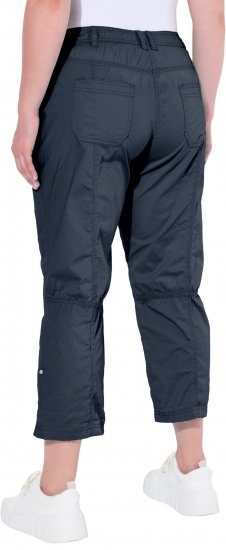 Ulla Popken Roll Tab Hem Stretch Cargo Pants Navy - Női Farmer & Nadrágok Nagy Méretekben – Plus Size - 