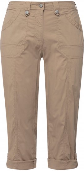 Ulla Popken Roll Tab Hem Stretch Cargo Pants Orange - Női Farmer & Nadrágok Nagy Méretekben – Plus Size - 