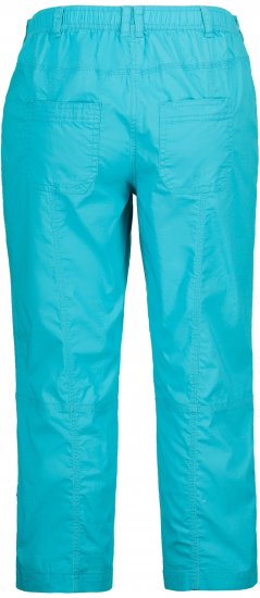 Ulla Popken Roll Tab Hem Stretch Cargo Pants Deep Aqua - Női Farmer & Nadrágok Nagy Méretekben – Plus Size - 