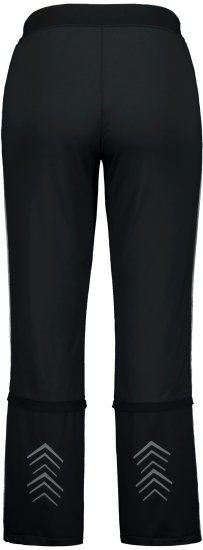 Ulla Popken Zip Off Reflective Detail Funtional Powerstretch Pants Black - Női Farmer & Nadrágok Nagy Méretekben – Plus Size - 