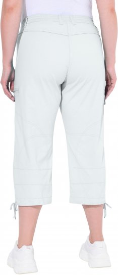 Ulla Popken Stretch Cotton Cargo Crop Pants Snow White - Női Farmer & Nadrágok Nagy Méretekben – Plus Size - 