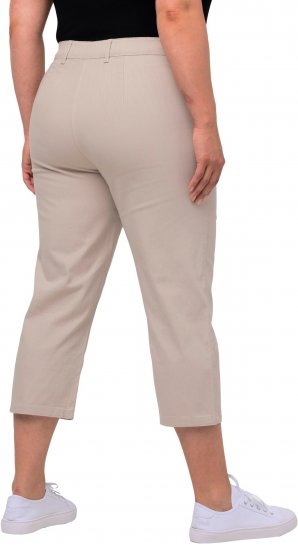Ulla Popken Mony Stretch Capri Pants Orange - Női Farmer & Nadrágok Nagy Méretekben – Plus Size - 