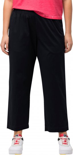 Ulla Popken Wide Leg Ruby Fit Stretch Chino Pants Dark Teal - Női Farmer & Nadrágok Nagy Méretekben – Plus Size - 