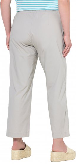 Ulla Popken Wide Leg Ruby Fit Stretch Chino Pants Pebble - Női Farmer & Nadrágok Nagy Méretekben – Plus Size - 