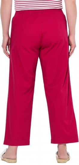 Ulla Popken Wide Leg Ruby Fit Stretch Chino Pants Salsa - Női Farmer & Nadrágok Nagy Méretekben – Plus Size - 