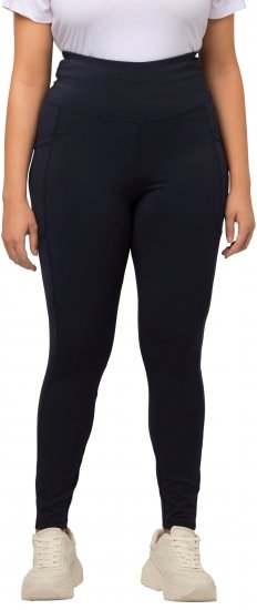 Ulla Popken High Waist Quick Dry Recycled Stretch Leggings Grey - Női Farmer & Nadrágok Nagy Méretekben – Plus Size - 