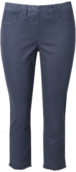 Ulla Popken Stretch Blend Bengaline Pants Navy - Női Farmer & Nadrágok Nagy Méretekben – Plus Size - 