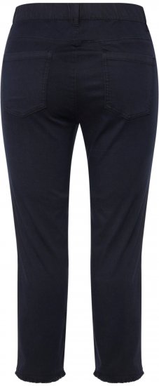 Ulla Popken Stretch Blend Bengaline Pants Navy - Női Farmer & Nadrágok Nagy Méretekben – Plus Size - 