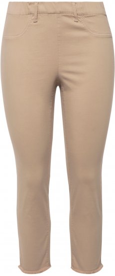 Ulla Popken Stretch Blend Bengaline Pants Dark Putty - Női Farmer & Nadrágok Nagy Méretekben – Plus Size - 