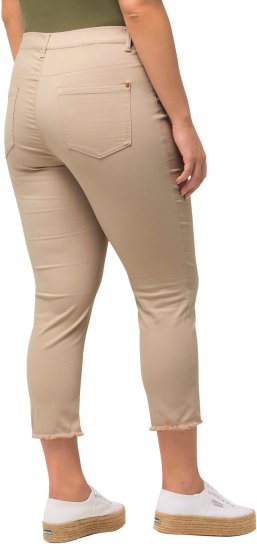 Ulla Popken Stretch Blend Bengaline Pants Dark Putty - Női Farmer & Nadrágok Nagy Méretekben – Plus Size - 