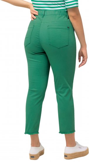 Ulla Popken Stretch Blend Bengaline Pants Emerald Green - Női Farmer & Nadrágok Nagy Méretekben – Plus Size - 