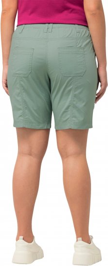 Ulla Popken Cargo Bermuda Shorts Light Moss Green - Női Farmer & Nadrágok Nagy Méretekben – Plus Size - 