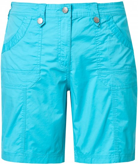 Ulla Popken Cargo Bermuda Shorts Blue - Női Farmer & Nadrágok Nagy Méretekben – Plus Size - 