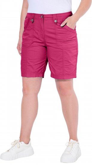 Ulla Popken Cargo Bermuda Shorts Pale Lilac - Női Farmer & Nadrágok Nagy Méretekben – Plus Size - 