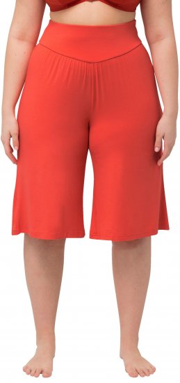 Ulla Popken Wide Leg Flared Bermuda Shorts - Női Farmer & Nadrágok Nagy Méretekben – Plus Size - 
