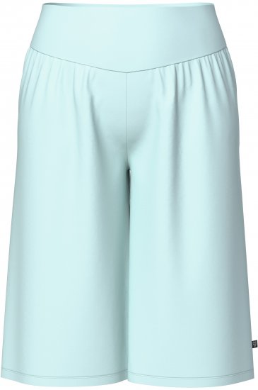 Ulla Popken Wide Leg Flared Bermuda Shorts Blue - Női Farmer & Nadrágok Nagy Méretekben – Plus Size - 