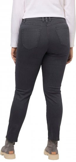 Ulla Popken Stretch Fit 6 Pocket Cargo Pants Black - Női Farmer & Nadrágok Nagy Méretekben – Plus Size - 