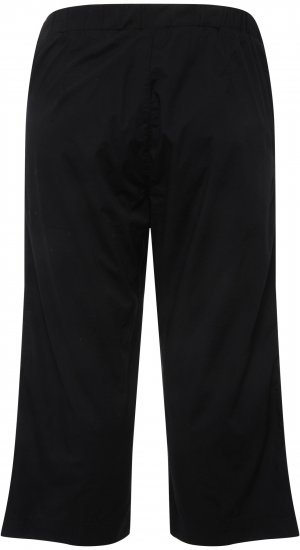 Ulla Popken Cropped Ruby Fit Pants Black - Női Farmer & Nadrágok Nagy Méretekben – Plus Size - 