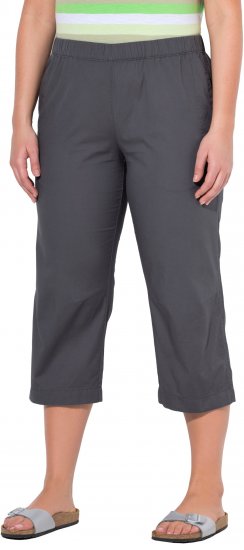 Ulla Popken Cropped Ruby Fit Pants Graphite Grey - Női Farmer & Nadrágok Nagy Méretekben – Plus Size - 
