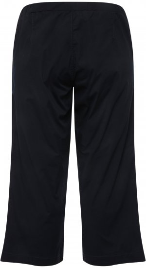 Ulla Popken Cropped Ruby Fit Pants Navy - Női Farmer & Nadrágok Nagy Méretekben – Plus Size - 