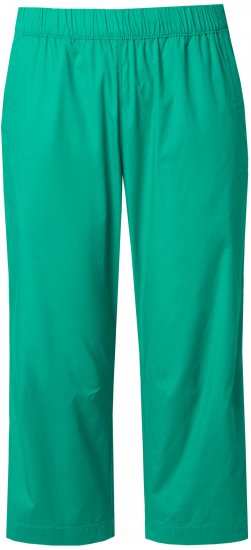 Ulla Popken Cropped Ruby Fit Pants Emerald Green - Női Farmer & Nadrágok Nagy Méretekben – Plus Size - 