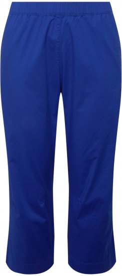Ulla Popken Cropped Ruby Fit Pants Blue - Női Farmer & Nadrágok Nagy Méretekben – Plus Size - 