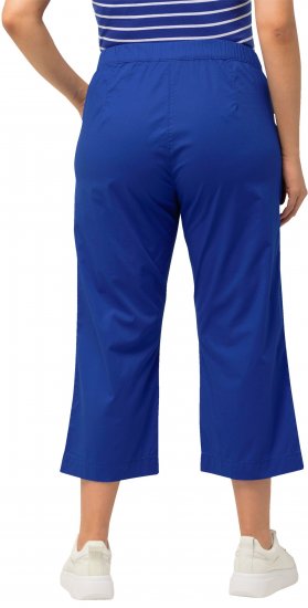 Ulla Popken Cropped Ruby Fit Pants Blue - Női Farmer & Nadrágok Nagy Méretekben – Plus Size - 