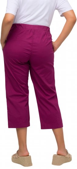 Ulla Popken Cropped Ruby Fit Pants Magnolia Red - Női Farmer & Nadrágok Nagy Méretekben – Plus Size - 