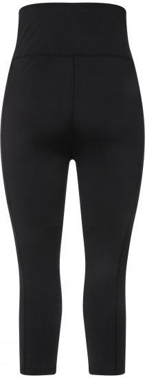 Ulla Popken Cropped High Waisted Leggings Black - Női Farmer & Nadrágok Nagy Méretekben – Plus Size - 
