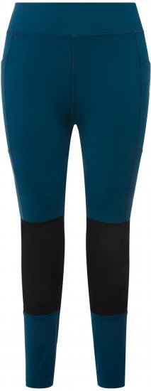 Ulla Popken High Waisted Hiking Leggings Blue - Női Farmer & Nadrágok Nagy Méretekben – Plus Size - 
