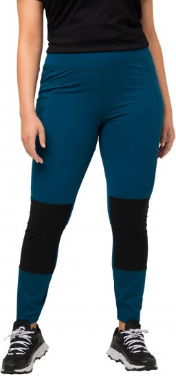 Ulla Popken High Waisted Hiking Leggings Blue - Női Farmer & Nadrágok Nagy Méretekben – Plus Size - 