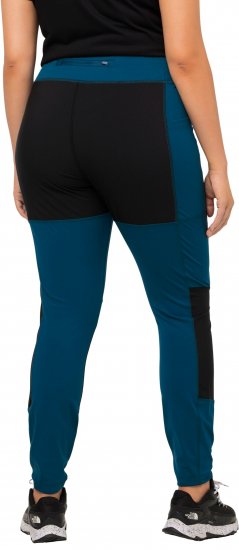 Ulla Popken High Waisted Hiking Leggings Blue - Női Farmer & Nadrágok Nagy Méretekben – Plus Size - 
