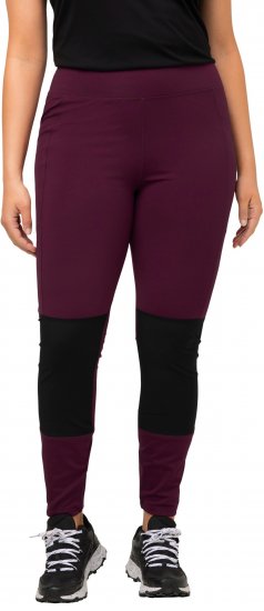 Ulla Popken High Waisted Hiking Leggings Purple - Női Farmer & Nadrágok Nagy Méretekben – Plus Size - 