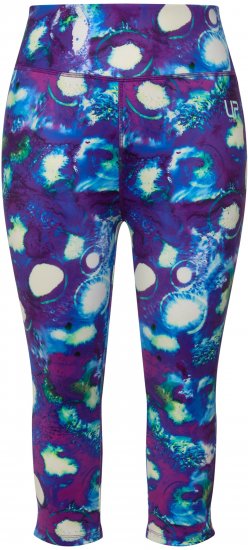Ulla Popken Neon Bubble Quick Dry Leggings Blue - Női Farmer & Nadrágok Nagy Méretekben – Plus Size - 