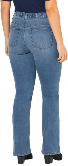 Ulla Popken Bootcut Marie Jeans Light Blue Denim - Női Farmer & Nadrágok Nagy Méretekben – Plus Size - 
