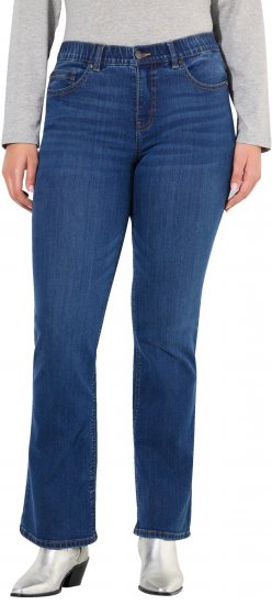 Ulla Popken Bootcut Marie Jeans Blue - Női Farmer & Nadrágok Nagy Méretekben – Plus Size - 