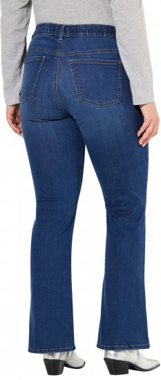 Ulla Popken Bootcut Marie Jeans Blue - Női Farmer & Nadrágok Nagy Méretekben – Plus Size - 