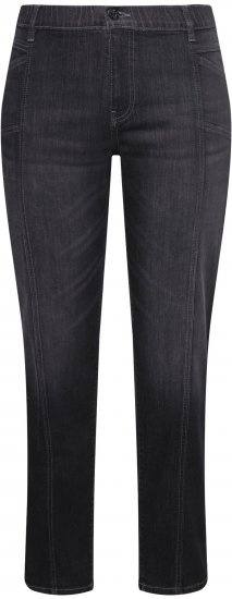 Ulla Popken Decorative Seam Boyfriend Jeans Dark Teal - Női Farmer & Nadrágok Nagy Méretekben – Plus Size - 