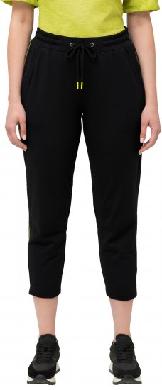 Ulla Popken Decorative Seam Sweatpants Black - Női Farmer & Nadrágok Nagy Méretekben – Plus Size - 