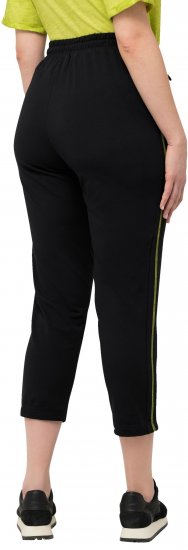 Ulla Popken Decorative Seam Sweatpants Black - Női Farmer & Nadrágok Nagy Méretekben – Plus Size - 