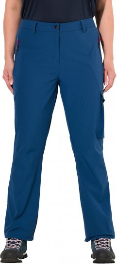 Ulla Popken Anti Mosquito Quick Dry Pants Deep Aqua - Női Farmer & Nadrágok Nagy Méretekben – Plus Size - 
