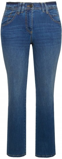 Ulla Popken Wide Leg Mandy Jeans Blue - Női Farmer & Nadrágok Nagy Méretekben – Plus Size - 
