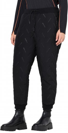 Ulla Popken Triple Function Pants Black - Női Farmer & Nadrágok Nagy Méretekben – Plus Size - 