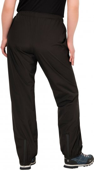 Ulla Popken Rain Pants Black - Női Farmer & Nadrágok Nagy Méretekben – Plus Size - 