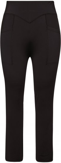 Ulla Popken Straight Leg Quick Drying Leggings Black - Női Farmer & Nadrágok Nagy Méretekben – Plus Size - 