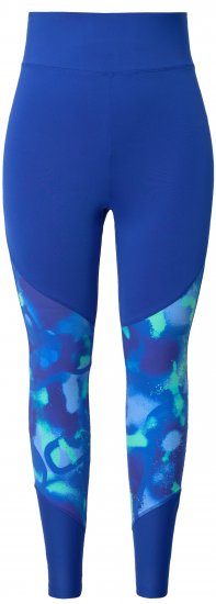 Ulla Popken Quick Dry Abstract Print Leggings Blue - Női Farmer & Nadrágok Nagy Méretekben – Plus Size - 