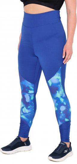 Ulla Popken Quick Dry Abstract Print Leggings Blue - Női Farmer & Nadrágok Nagy Méretekben – Plus Size - 