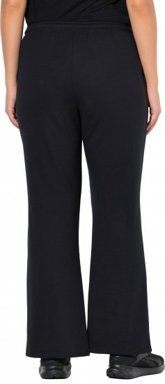 Ulla Popken Tracksuit Pants Black - Női Farmer & Nadrágok Nagy Méretekben – Plus Size - 