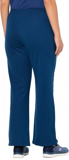 Ulla Popken Tracksuit Pants Blue - Női Farmer & Nadrágok Nagy Méretekben – Plus Size - 