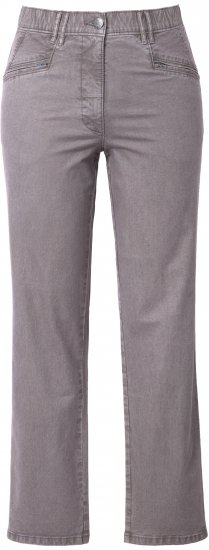 Ulla Popken Tapered Leg Mony Pants Black - Női Farmer & Nadrágok Nagy Méretekben – Plus Size - 